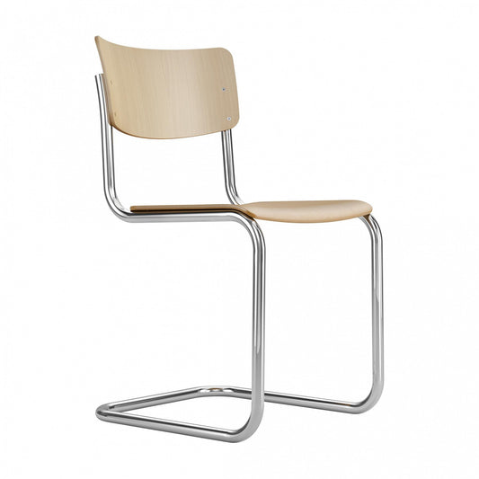 S 43 Freischwinger Stuhl Schwarz