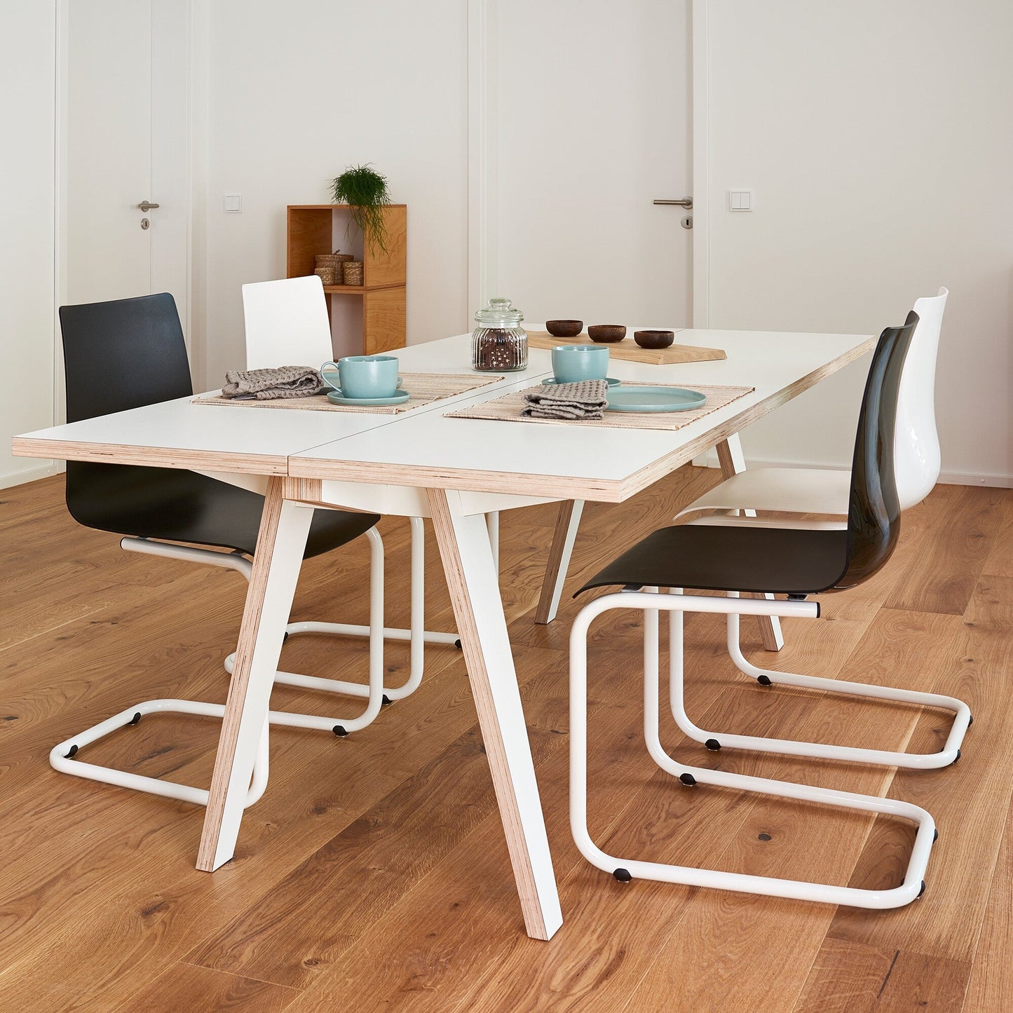 Steck Esstisch 200x90cm Weiß