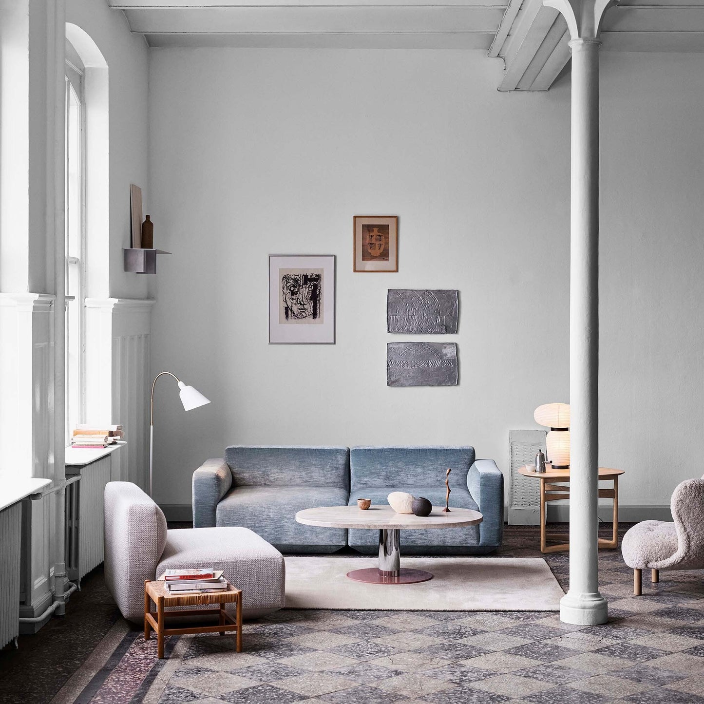 Drop Leaf HM5 Beistelltisch klappbar Weiß