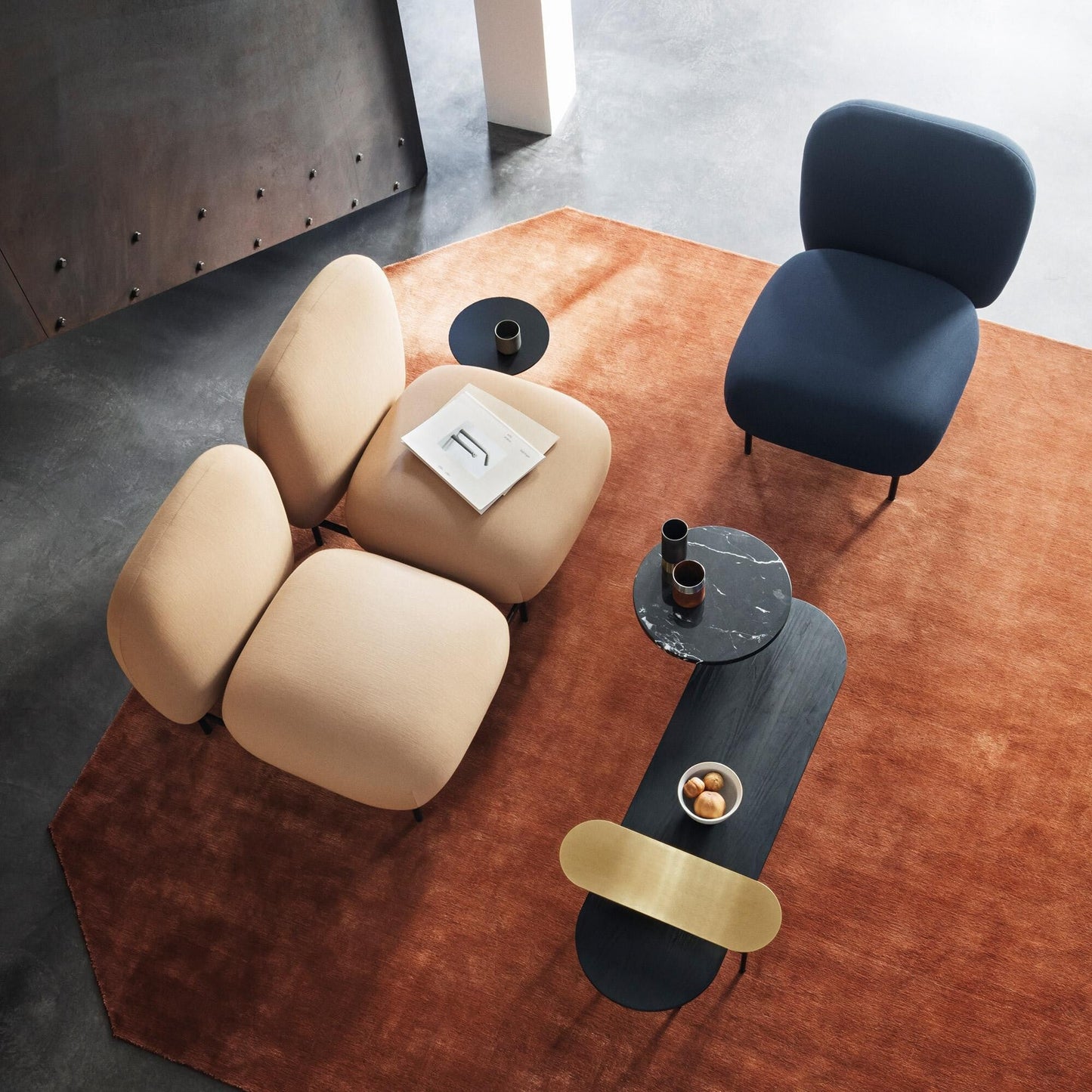 Palette JH7 Beistelltisch Schwarz