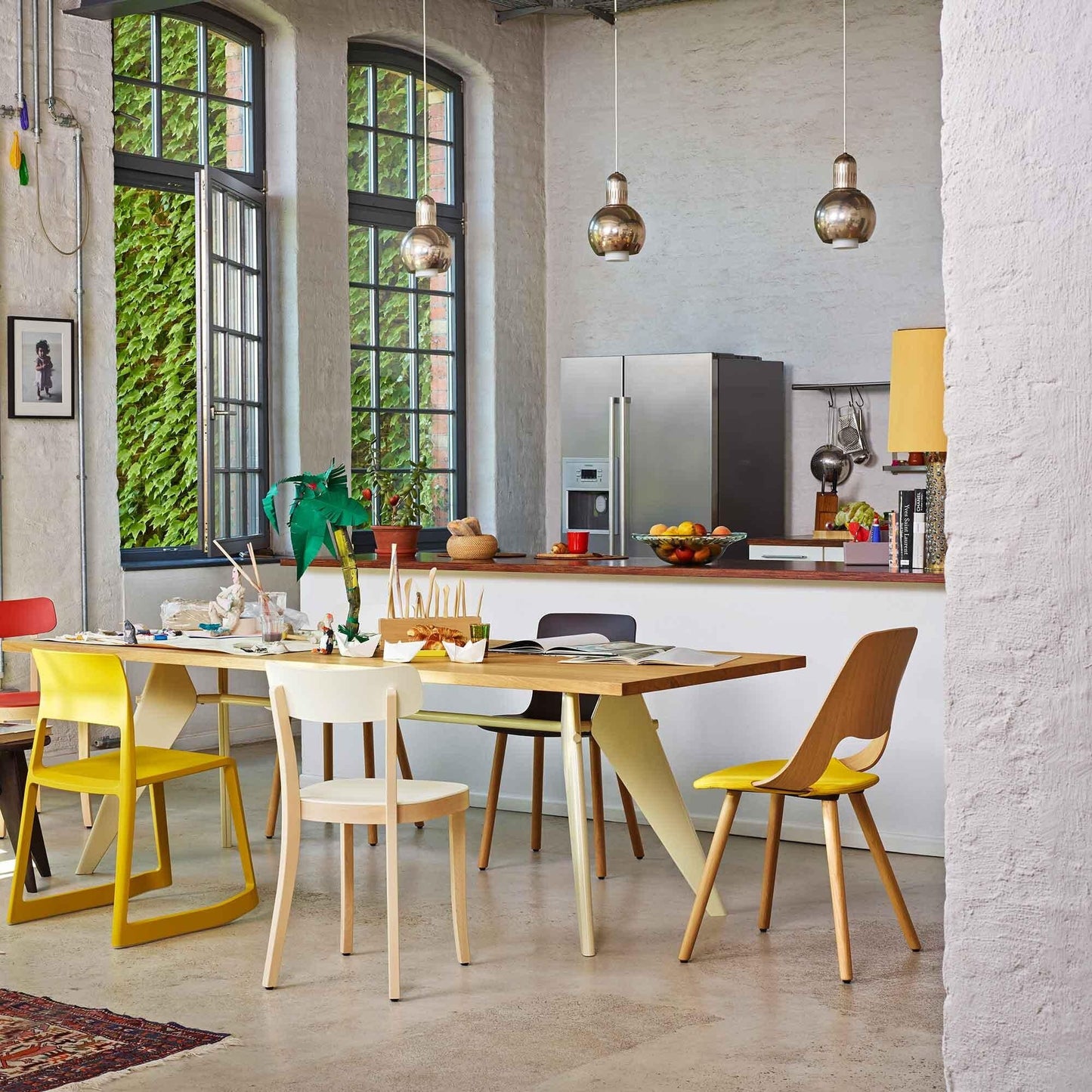 EM Table Prouvé Tisch 220x90cm