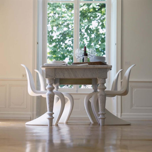 Panton Chair Aktionsset 4er-Set Weiß