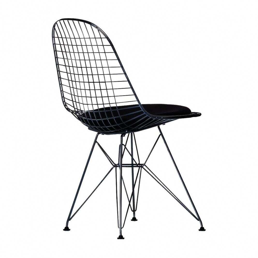 Wire Chair DKR-5 Stuhl Schwarz