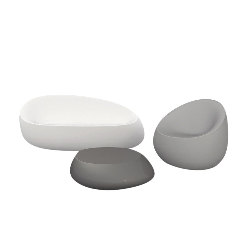 Stone Beistelltisch Schwarz