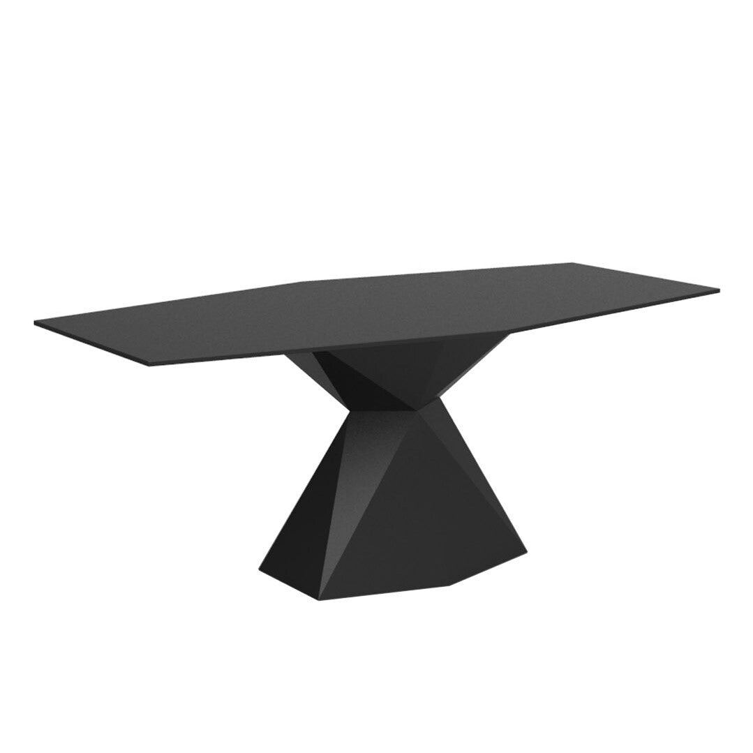 Vertex Gartentisch 94x180cm Schwarz