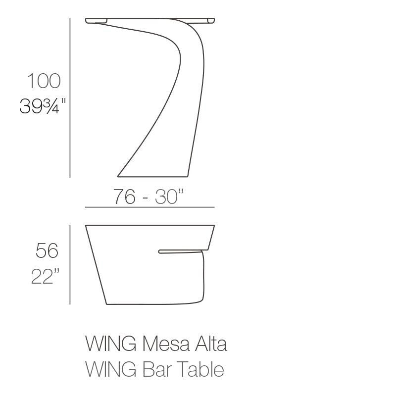 Wing Bartisch Weiß