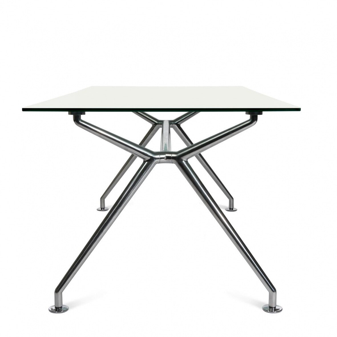 W-Table Konferenztisch rechteckig Weiß