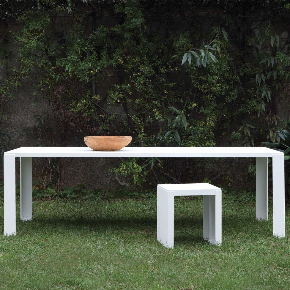 Big Irony Outdoor Hocker Weiß