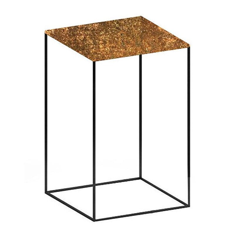 Slim Irony Art Beistelltisch 41x41x64cm Schwarz
