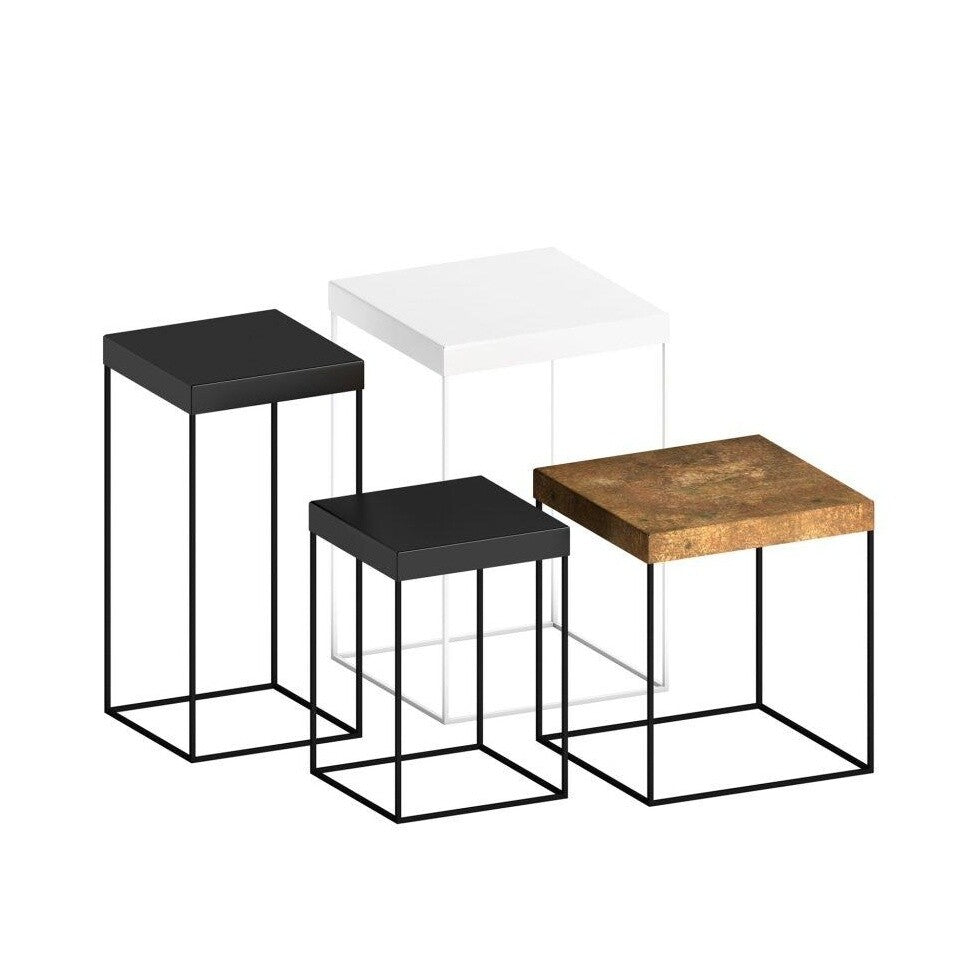 Slim Up Beistelltisch 41x41cm Schwarz
