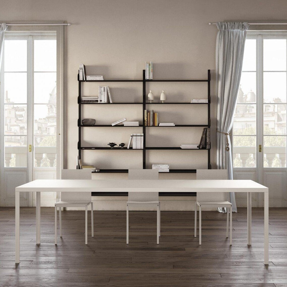 Tavolo Tisch 240x90cm Schwarz