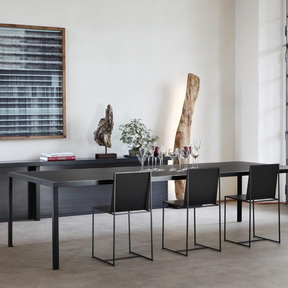 Tavolo Tisch 240x90cm Schwarz