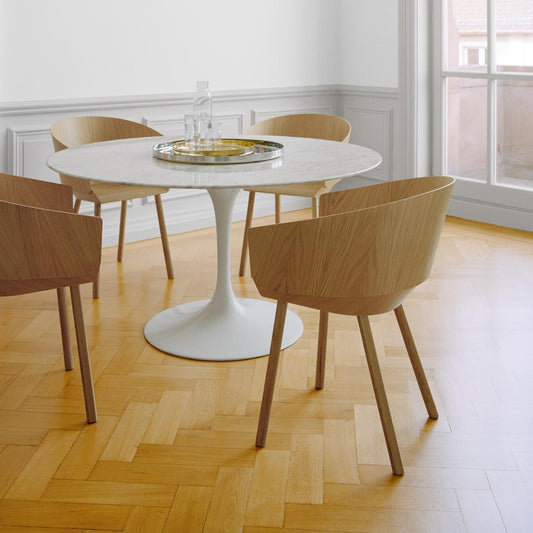 e15 CH04 Houdini Armlehnstuhl Schwarz