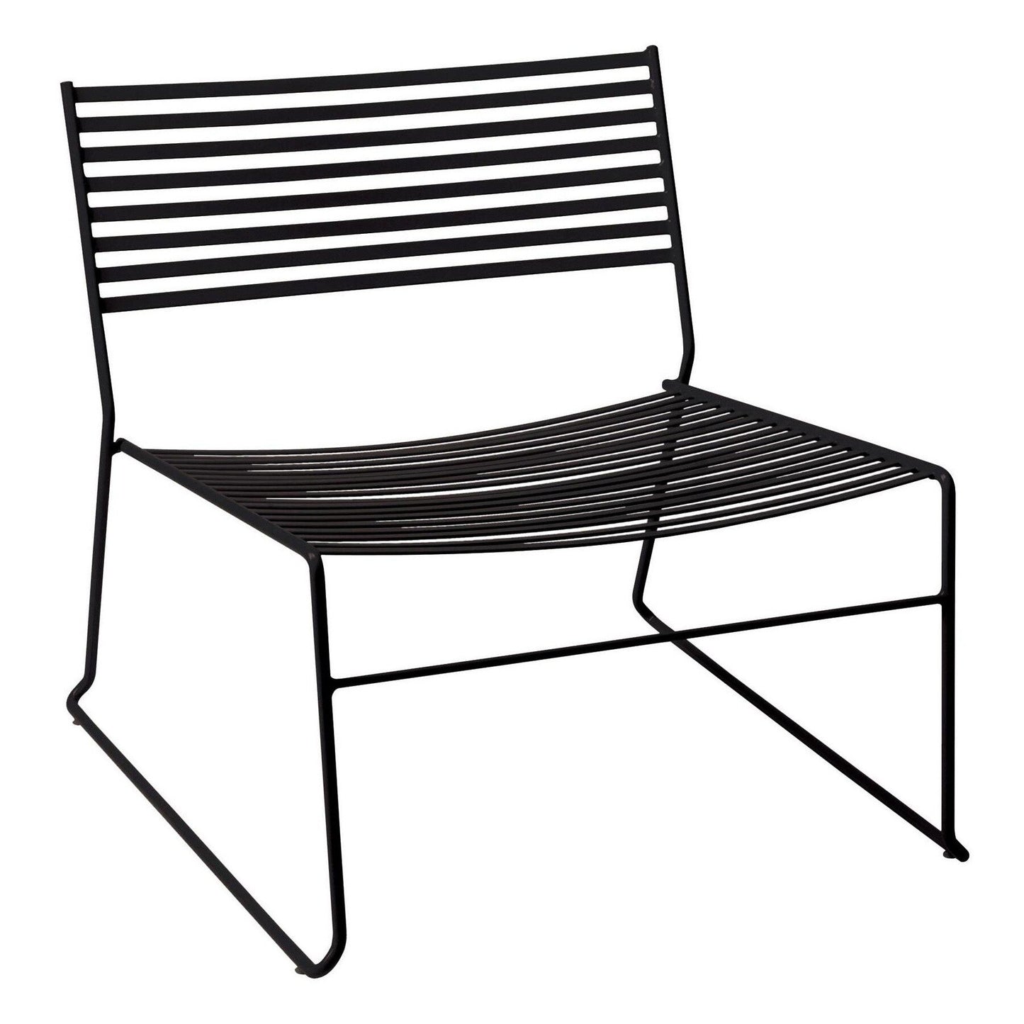 Aero Lounge Gartenstuhl Schwarz