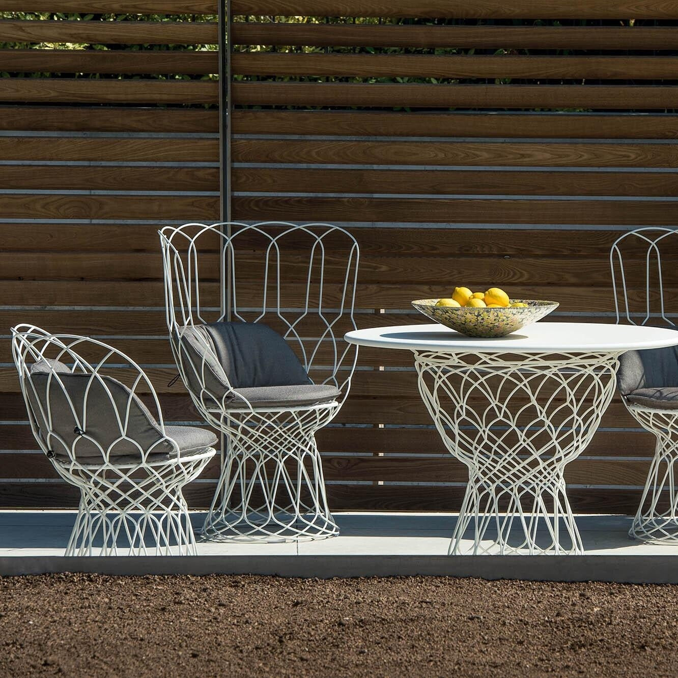 Re-Trouvé Gartenstuhl Weiß