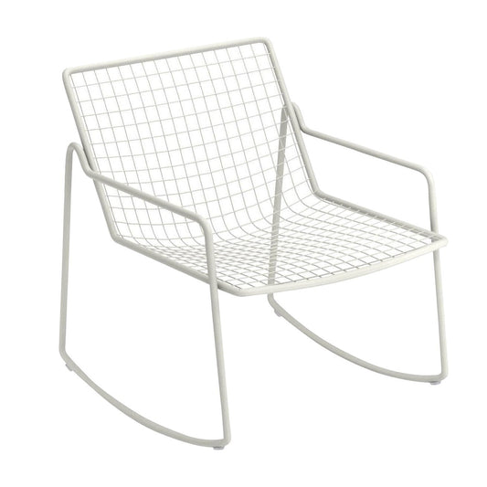 Rio R50 Lounge Schaukelstuhl Weiß