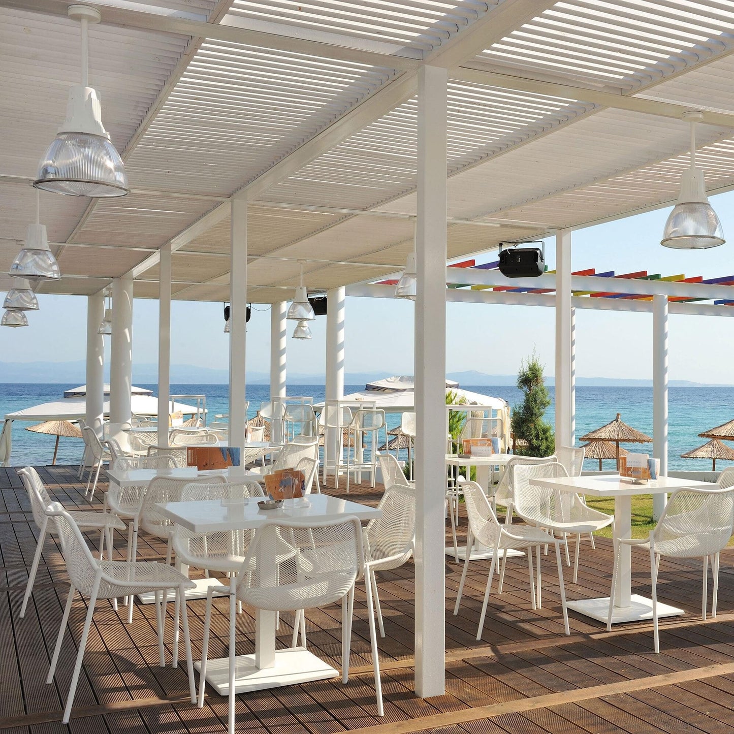 Round Gartenstuhl Schwarz