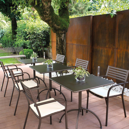 Segno Gartenarmlehnstuhl Schwarz