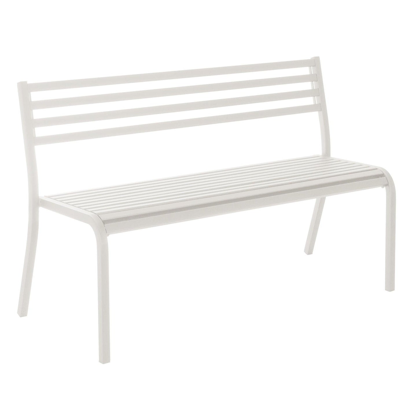 Segno Gartenbank 128x59cm Weiß
