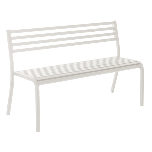 Segno Gartenbank 128x59cm Weiß