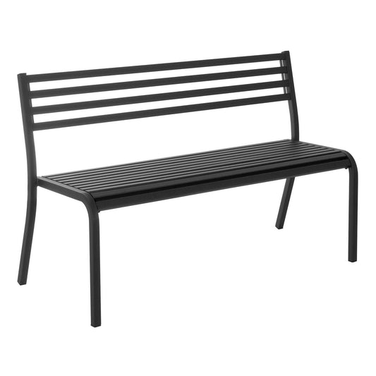 Segno Gartenbank 128x59cm Schwarz
