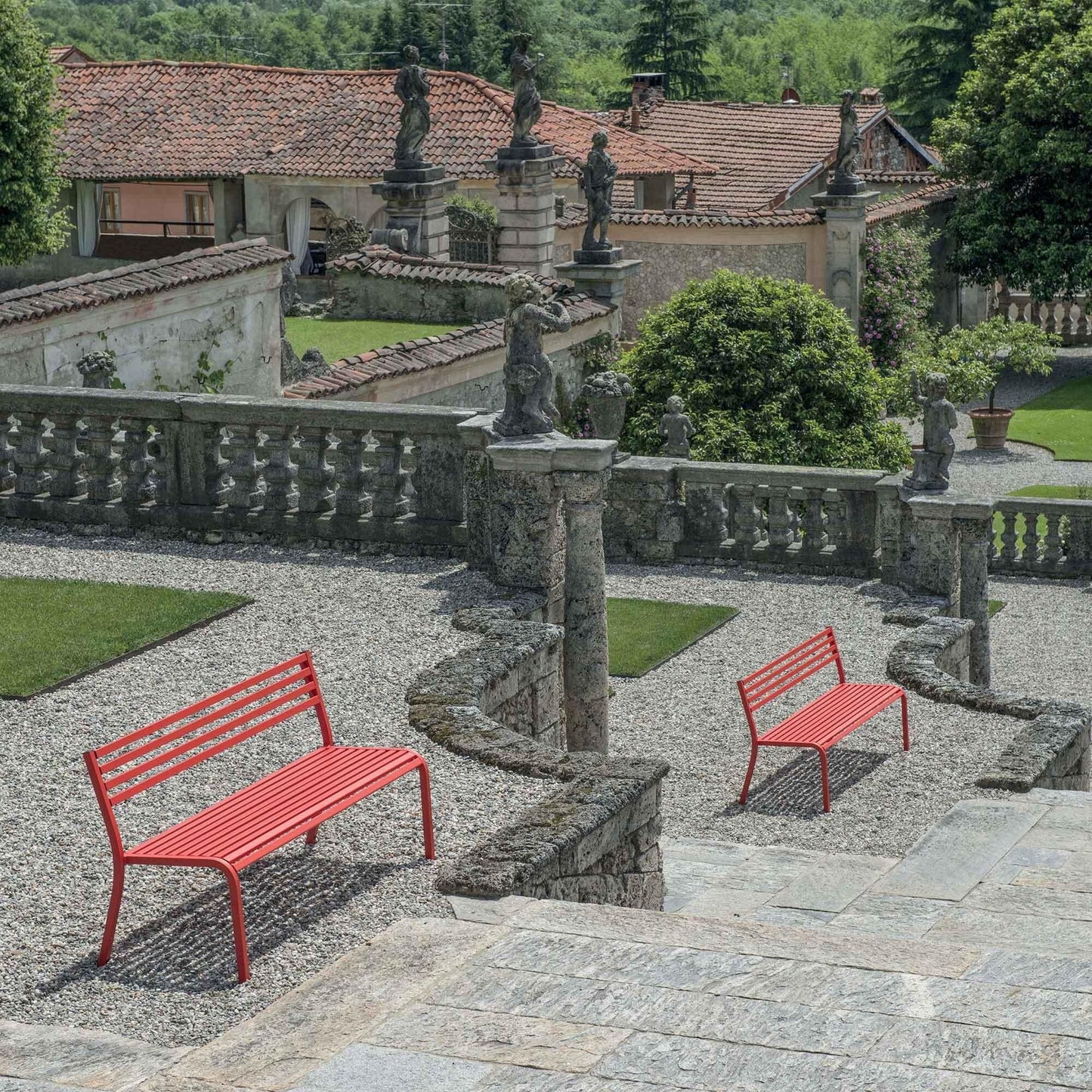 Segno Gartenbank 128x59cm Schwarz