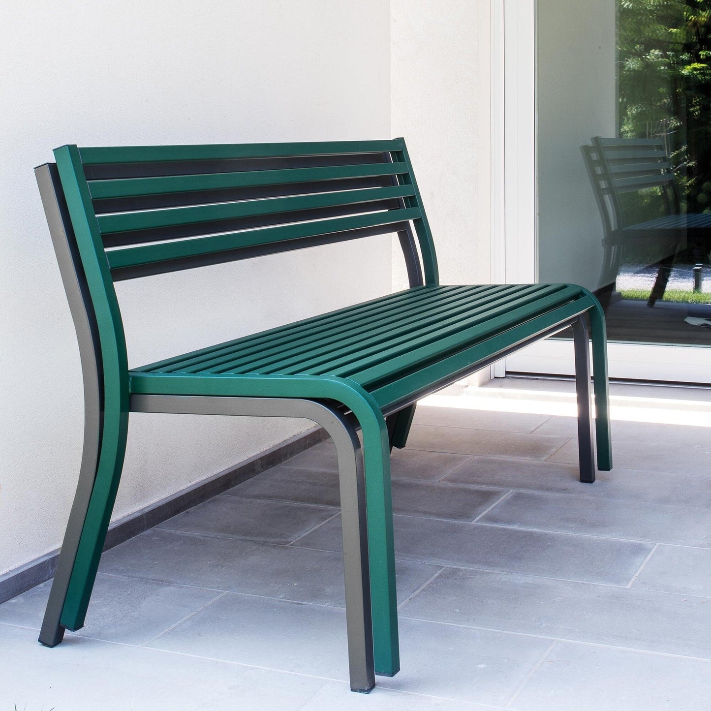 Segno Gartenbank 128x59cm Schwarz