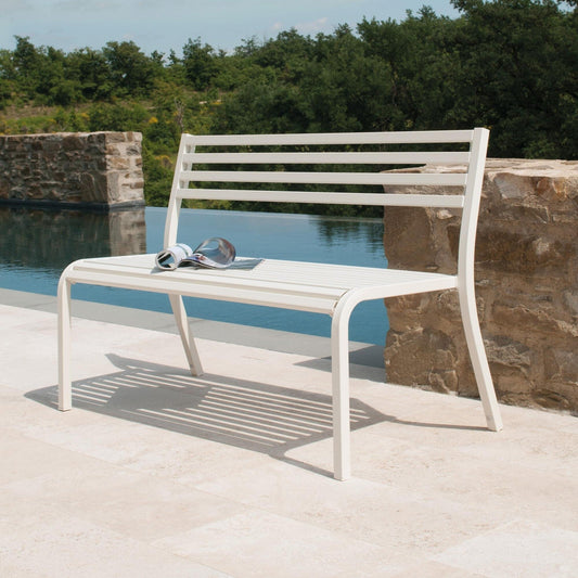 Segno Gartenbank 128x59cm Schwarz