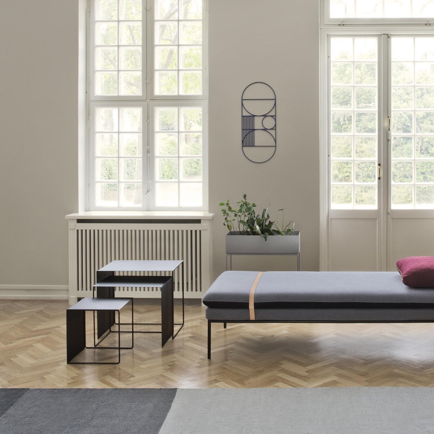 Cluster Beistelltisch 3er Set