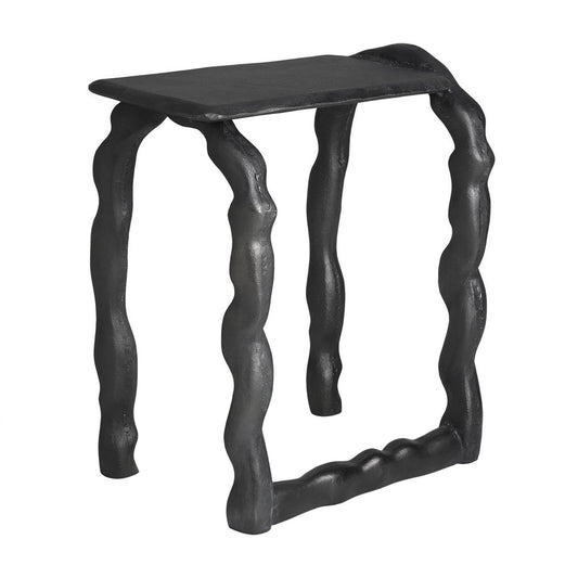 Rotben Hocker/Beistelltisch Schwarz