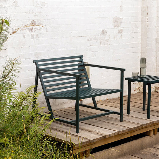 19 Outdoors Hocker H 45cm Schwarz