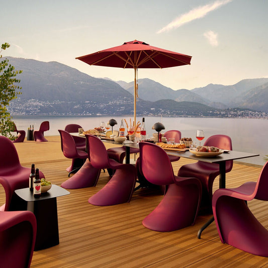 Panton Chair Neue Maße Schwarz