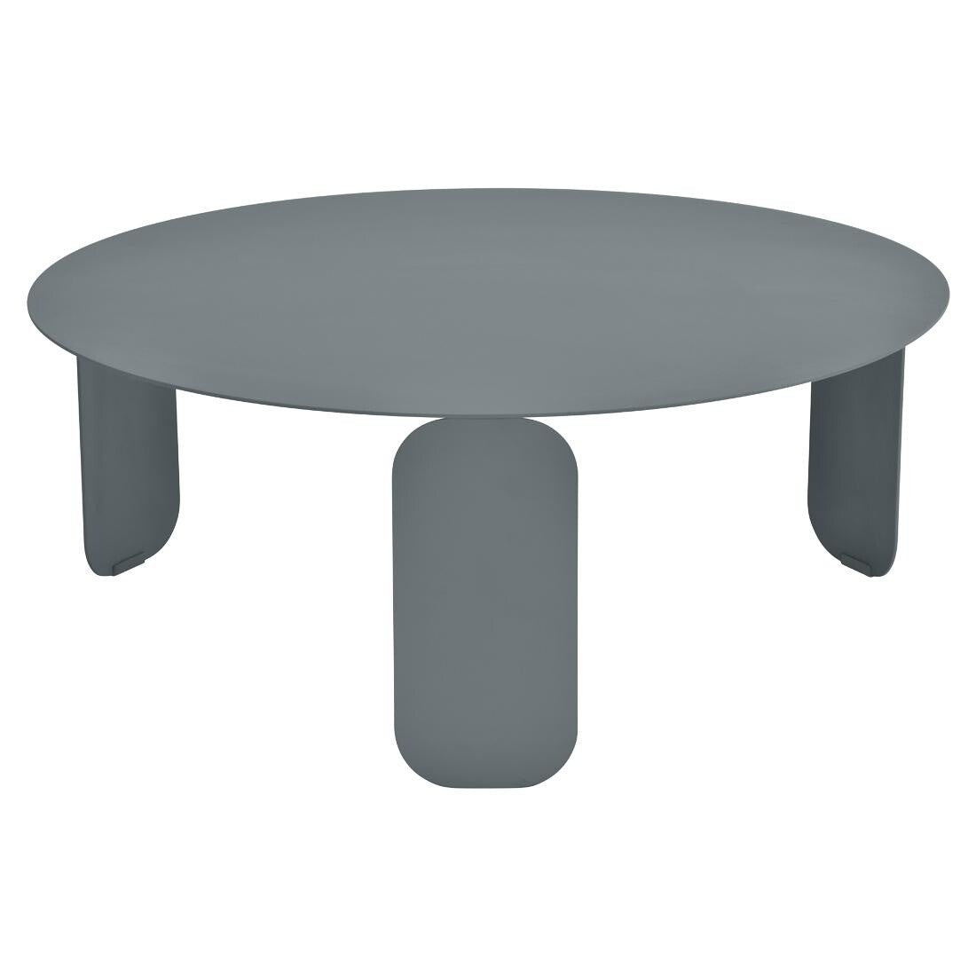 Bebop Garten-Beistelltisch Ø80cm Gewittergrau