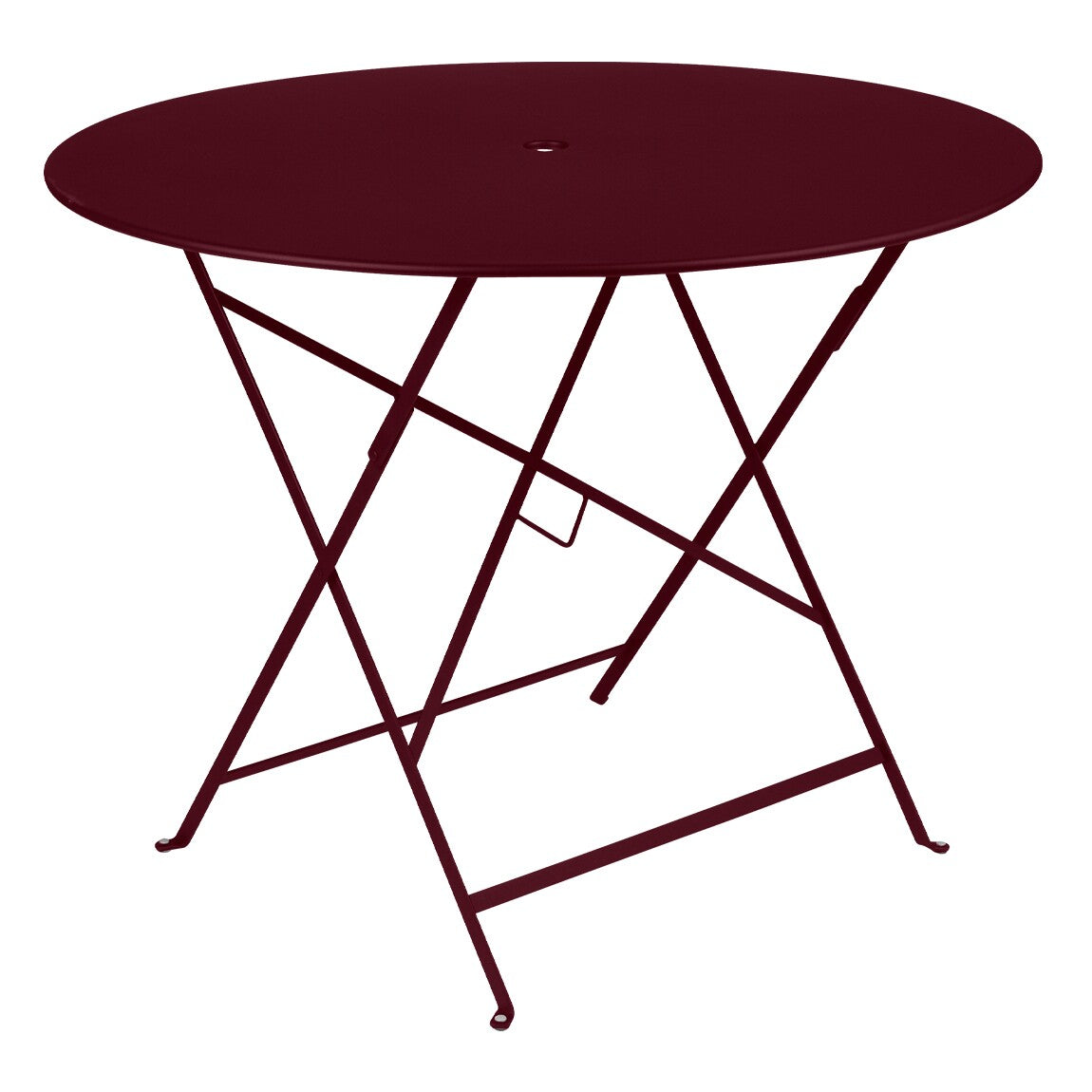 Bistro Klapptisch Ø96cm Schwarz