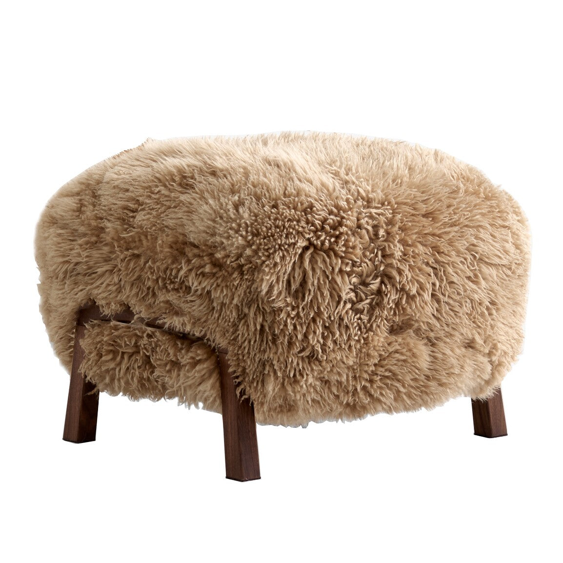 Wulff ATD3 Pouf Gestell Walnuss