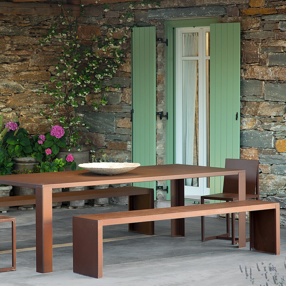 Big Irony Gartentisch 200x90cm Natur