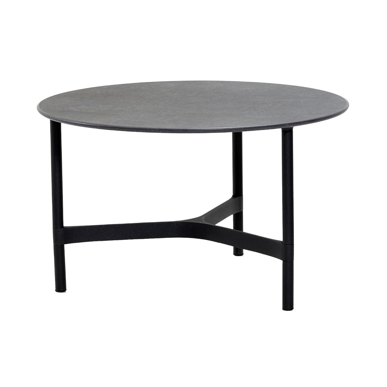 Twist Garten-Beistelltisch Ø 70cm Schwarz
