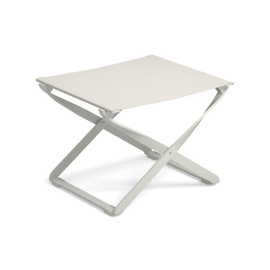 Ciak Outdoor Fußhocker klappbar Weiß