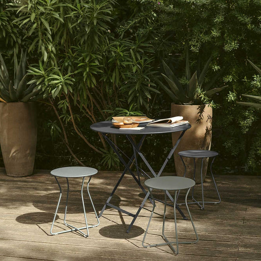 Cocotte Gartenhocker H 45cm Anthrazit