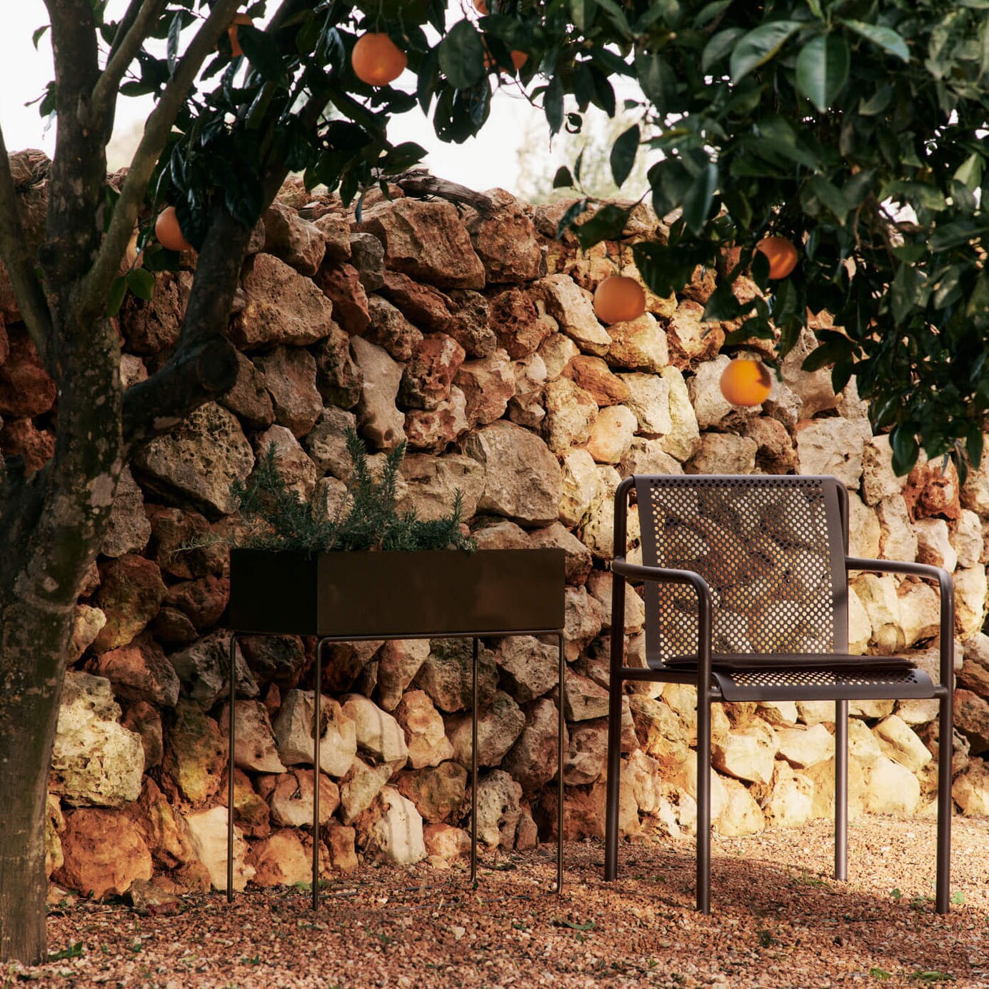 Dapple Gartenarmlehnstuhl