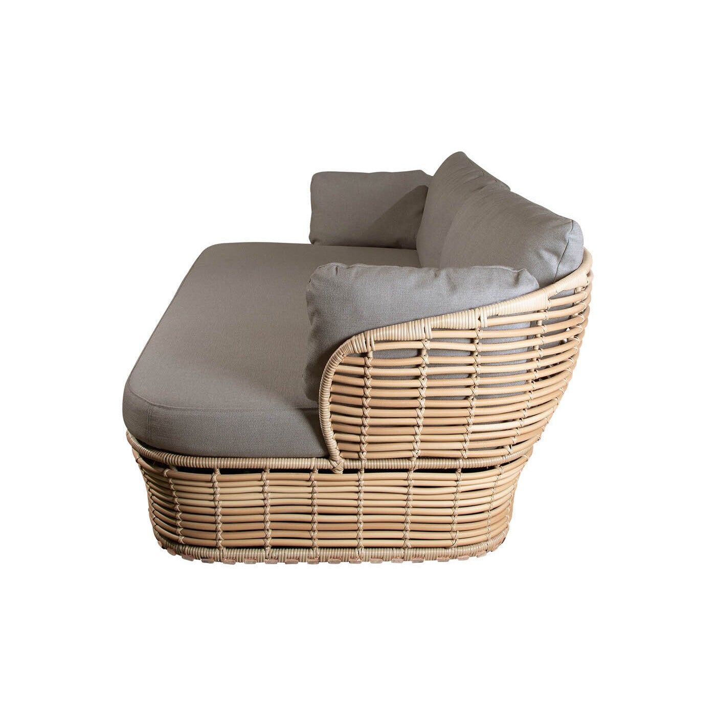 Basket 2-Sitzer Outdoor Sofa Natur