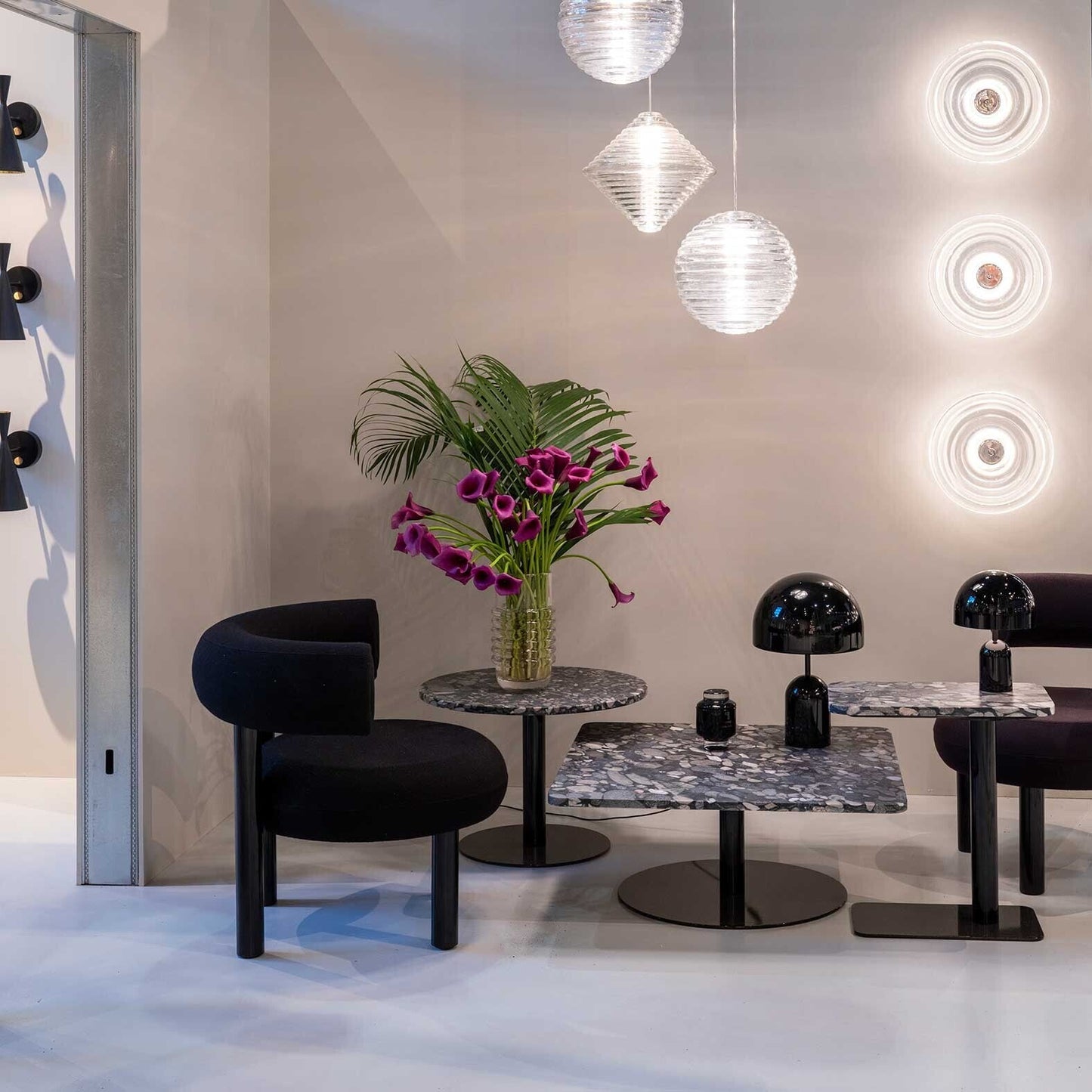 Fat Lounge Stuhl Schwarz