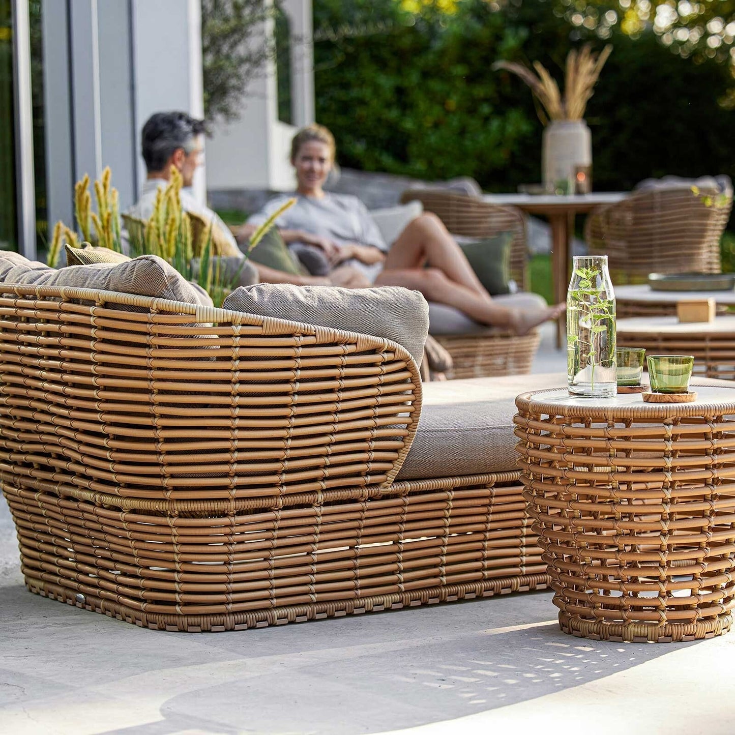 Basket Garten-Beistelltisch Natur