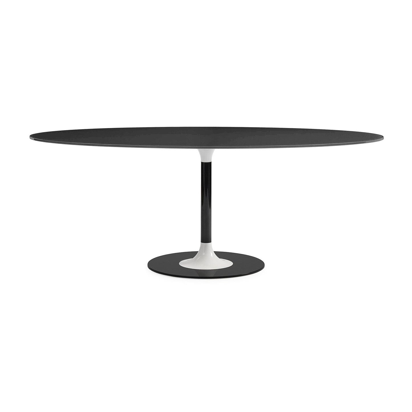 Thierry Esstisch XXL oval Schwarz