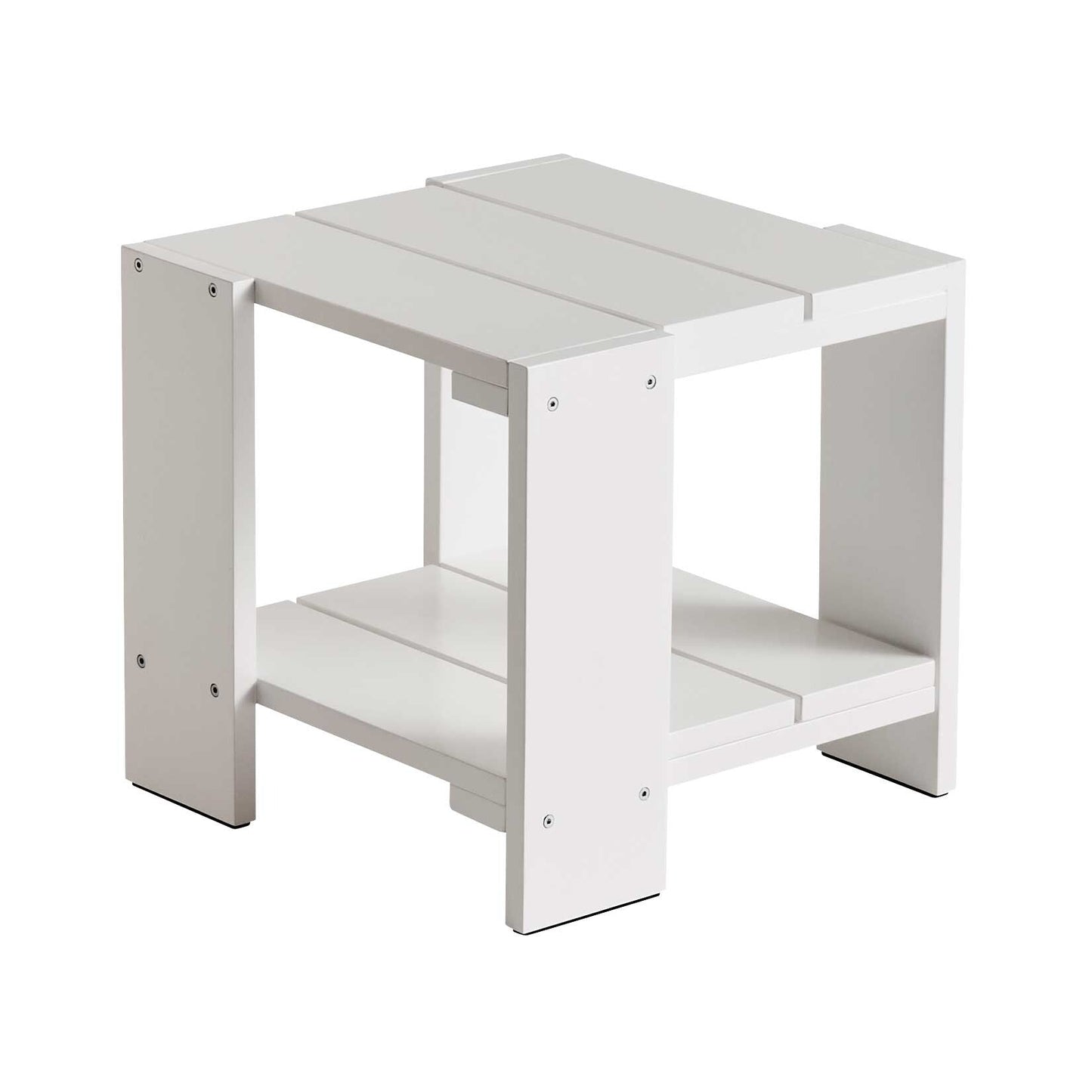 Crate Gartenbeistelltisch 49,5cm Weiß