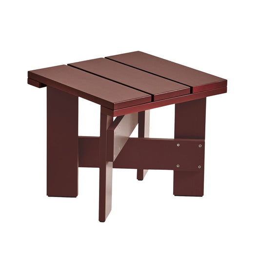 Crate Gartenbeistelltisch 45cm Eisenrot
