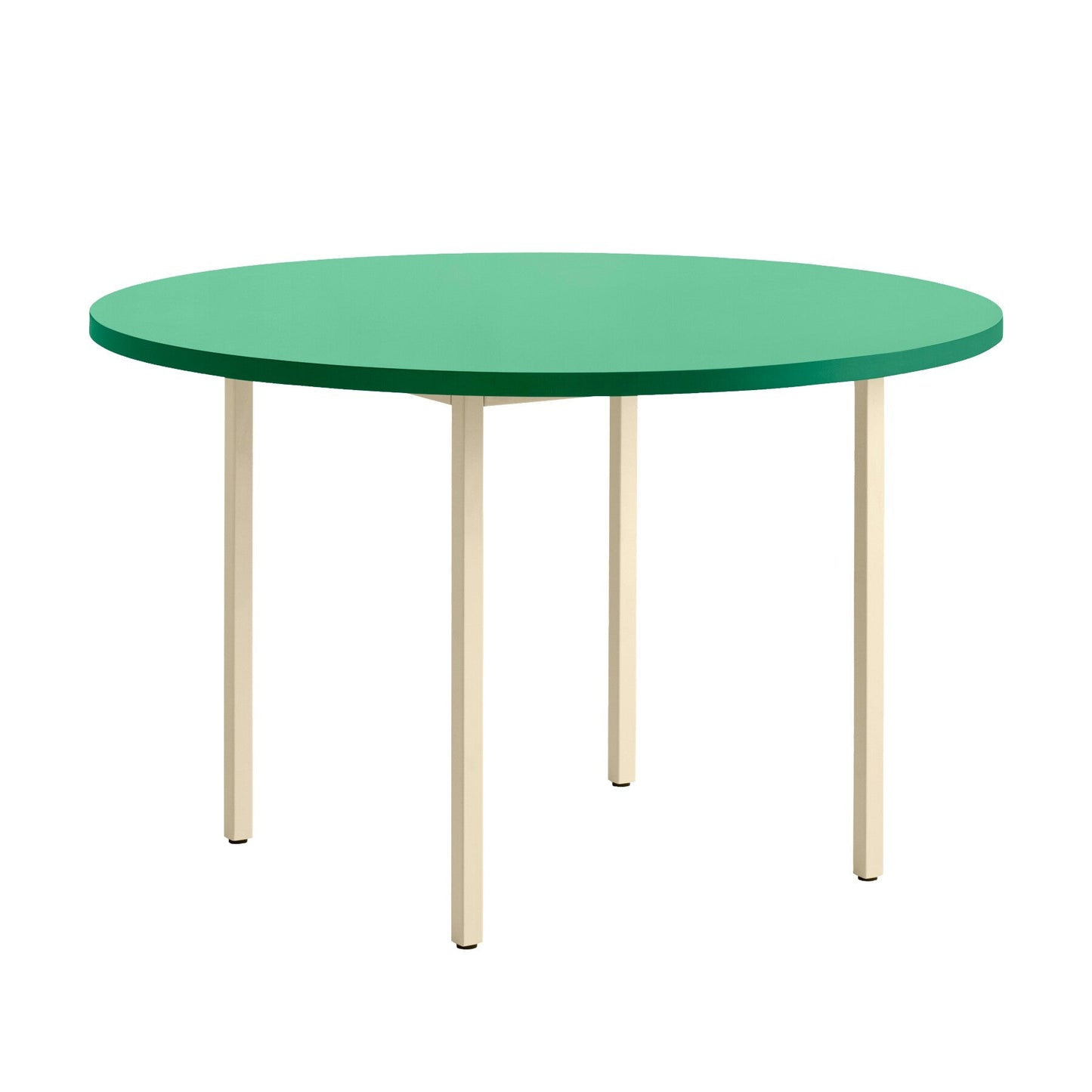 Two-Colour Esstisch Gestell Elfenbein Ø120cm Elfenbein