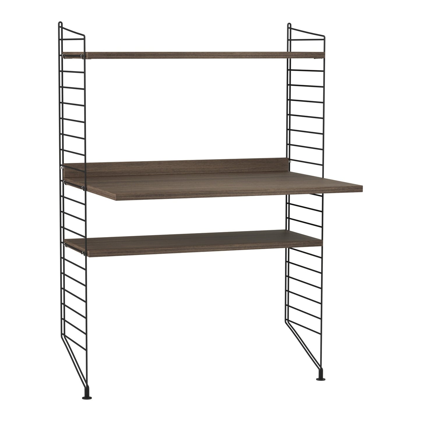 Arbeitsplatzkombination 78x115x58cm Schwarz