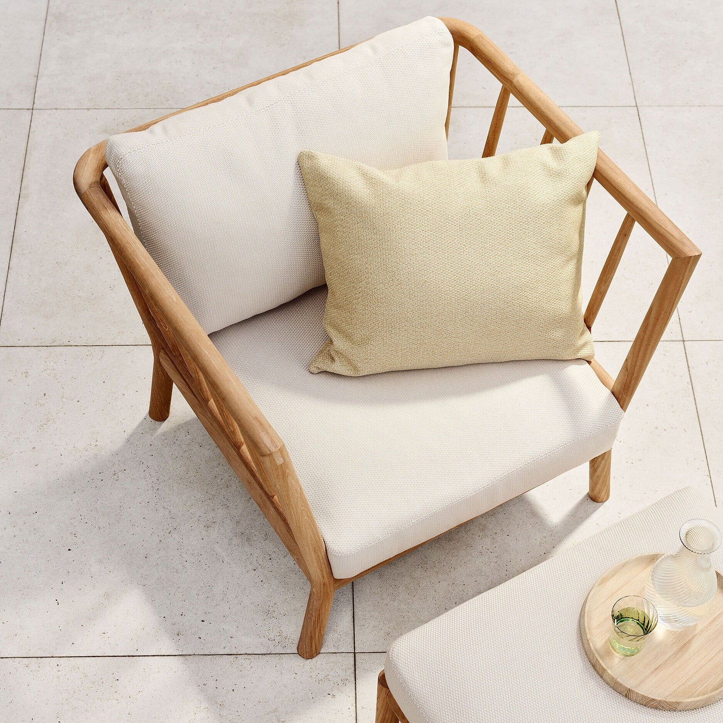 Skagerak Tradition Outdoor Lounge Sessel Weiß