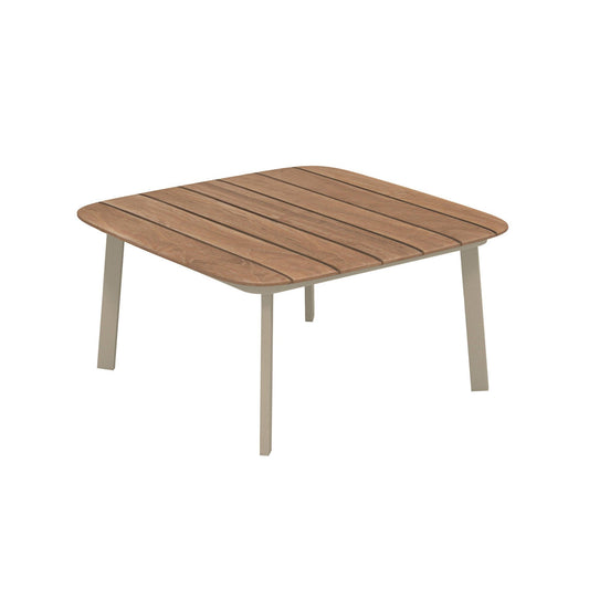 Shine Gartenbeistelltisch 79x79cm Natur